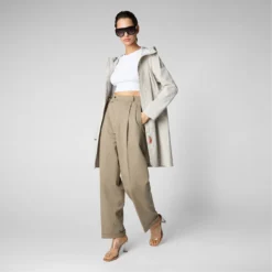 SAVE THE DUCK Dames Maya Hoodie Mantel -Super CM Winkel 1118171 001 pic5