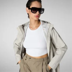 SAVE THE DUCK Dames Maya Hoodie Mantel -Super CM Winkel 1118171 001 pic6