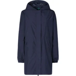 SAVE THE DUCK Dames Fleur Hoodie Mantel