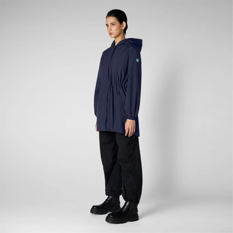 SAVE THE DUCK Dames Fleur Hoodie Mantel 3 SAVE THE DUCK Dames Fleur Hoodie Mantel - Afbeelding 3