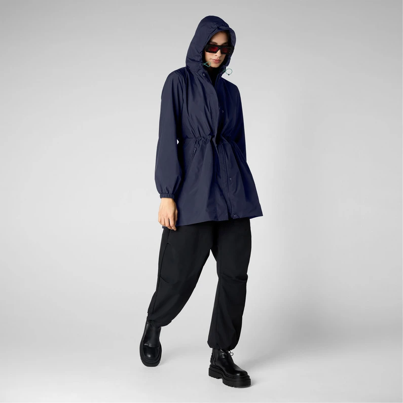 SAVE THE DUCK Dames Fleur Hoodie Mantel 4 SAVE THE DUCK Dames Fleur Hoodie Mantel - Afbeelding 4