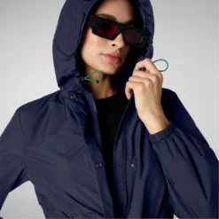 SAVE THE DUCK Dames Fleur Hoodie Mantel 11 SAVE THE DUCK Dames Fleur Hoodie Mantel -Super CM Winkel 1118172 001 pic7