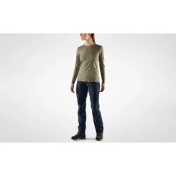 Fjällräven Dames Abisko Wool Longsleeve -Super CM Winkel iview 1072682 011 pic5