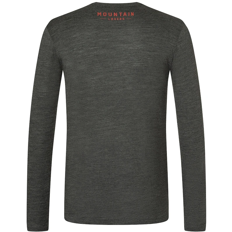 Super.natural Heren Skiing Bear Longsleeve 2 Super.natural Heren Skiing Bear Longsleeve - Afbeelding 2