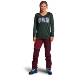 Ortovox Dames 185 Merino Shape Pic Longsleeve -Super CM Winkel iview 1092279 001 pic3