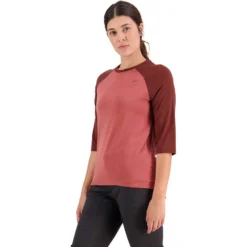 Mons Royale Dames Tarn Merino Shift Raglan 3/4 Longsleeve -Super CM Winkel iview 1101517 011 pic3