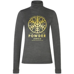 Super.natural Dames Powder Junkie Turtle Longsleeve