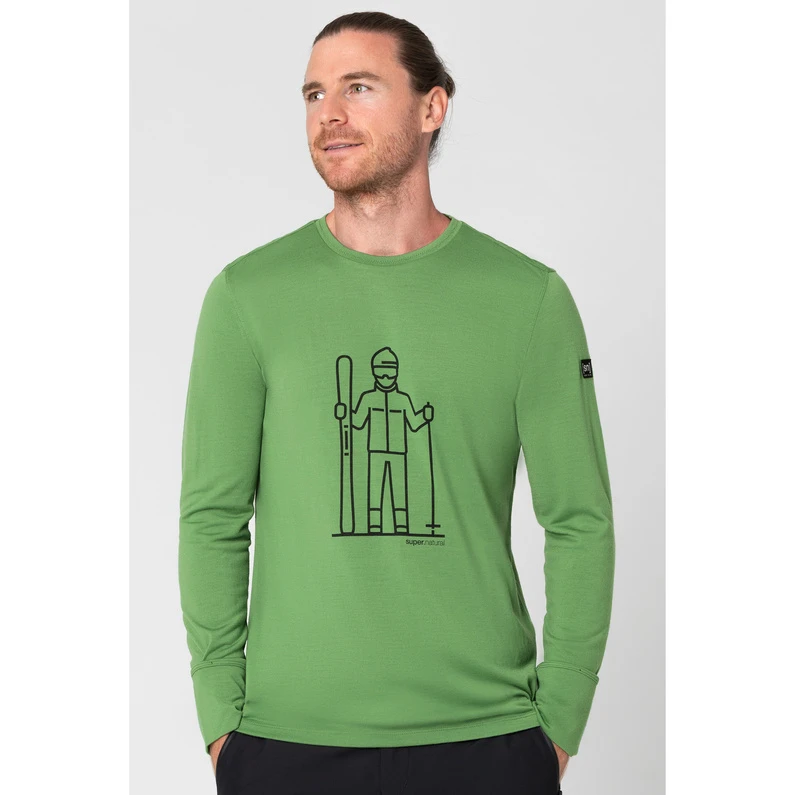Super.natural Heren Skieur Longsleeve 3 Super.natural Heren Skieur Longsleeve - Afbeelding 3