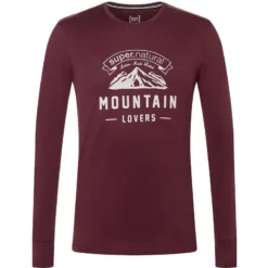 Super.natural Heren Mountain Lovers Longsleeve