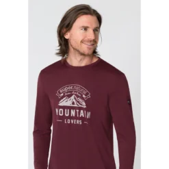 Super.natural Heren Mountain Lovers Longsleeve -Super CM Winkel iview 1104860 006 pic5