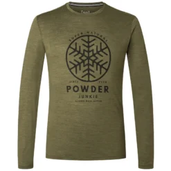 Super.natural Heren Powder Junkie Longsleeve