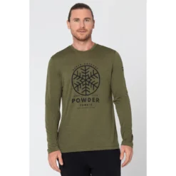 Super.natural Heren Powder Junkie Longsleeve -Super CM Winkel iview 1104870 016 pic3