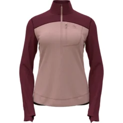 Odlo Dames Performance Wool Half Zip Longsleeve
