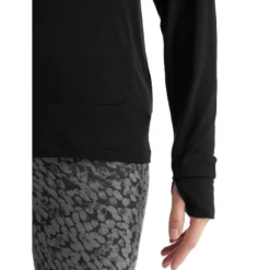 Icebreaker Dames Cool-Lite Hoodie Longsleeve -Super CM Winkel iview 1106448 001 pic3
