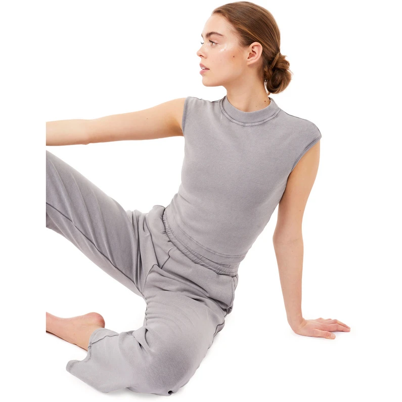 MANDALA Dames Luxe Ribbed Sweat Broek 5 MANDALA Dames Luxe Ribbed Sweat Broek - Afbeelding 5